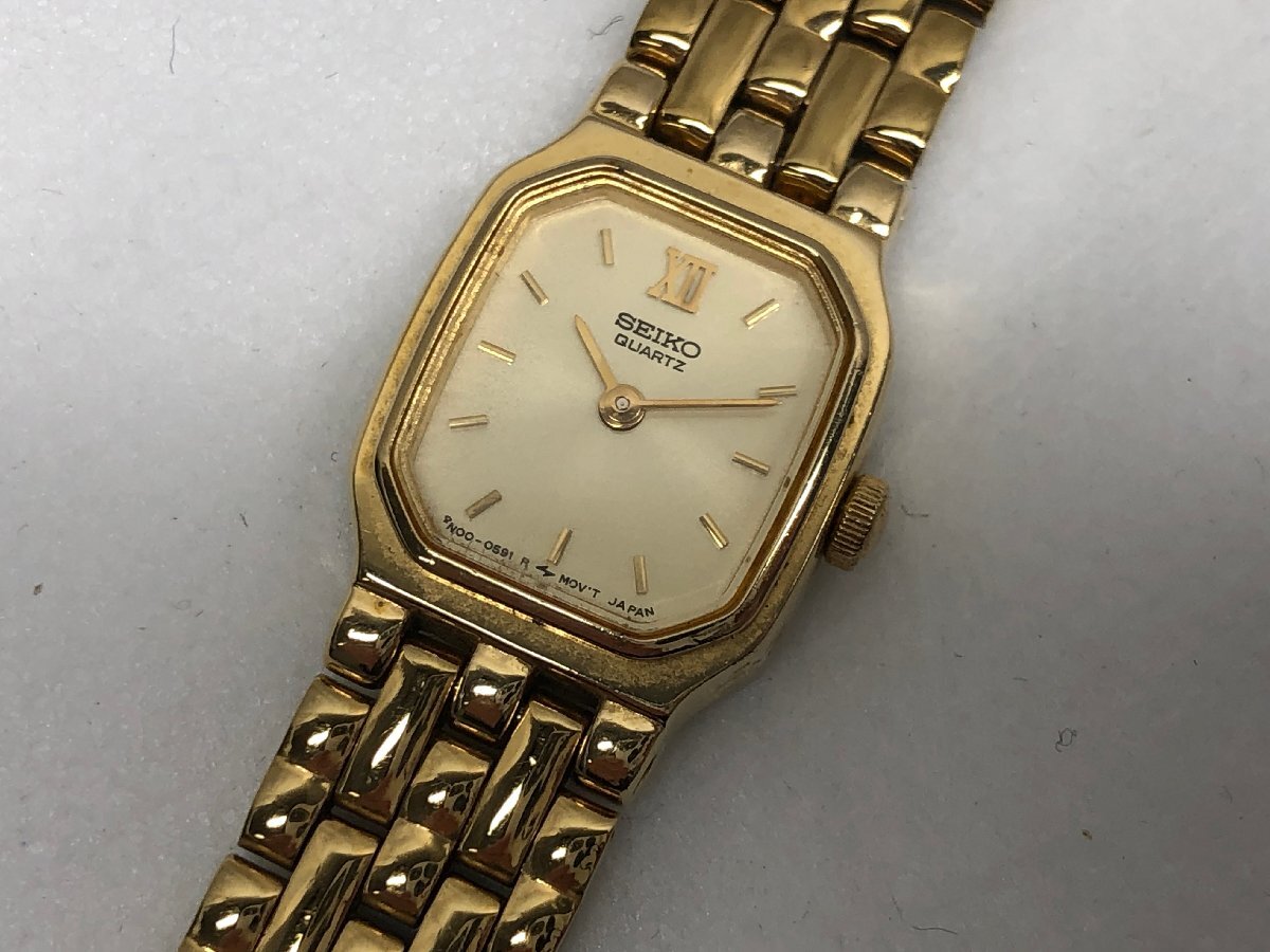 【不動品】SEIKO SEIKO 4N00-5241 クォーツ レディース 腕時計 ゴールド の画像4
