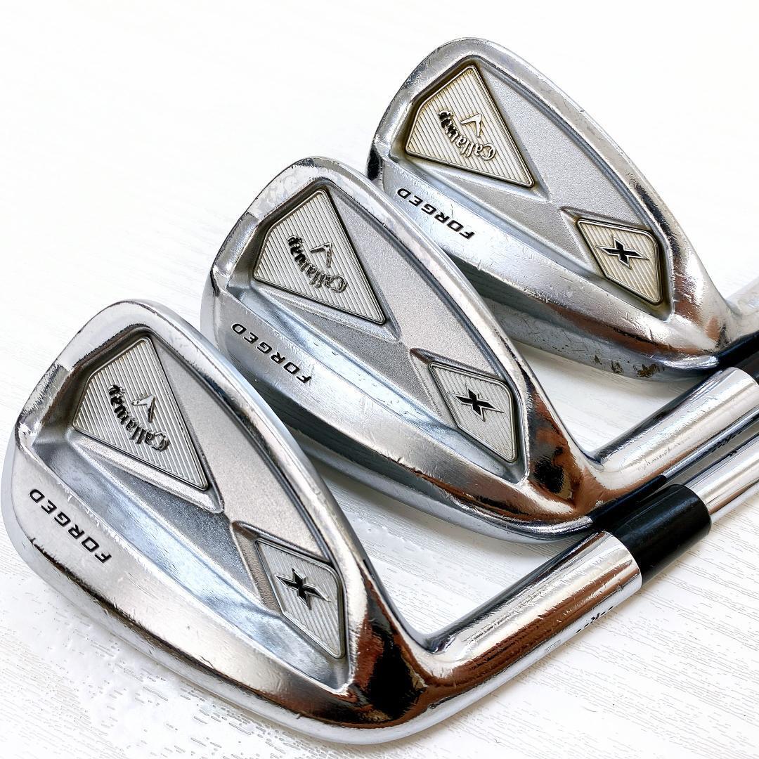 【左利き/レフティー】Callaway キャロウェイ X FORGED アイアンセット メンズ 6本 2013年 石川遼 左 サウスポー レフティ_画像3