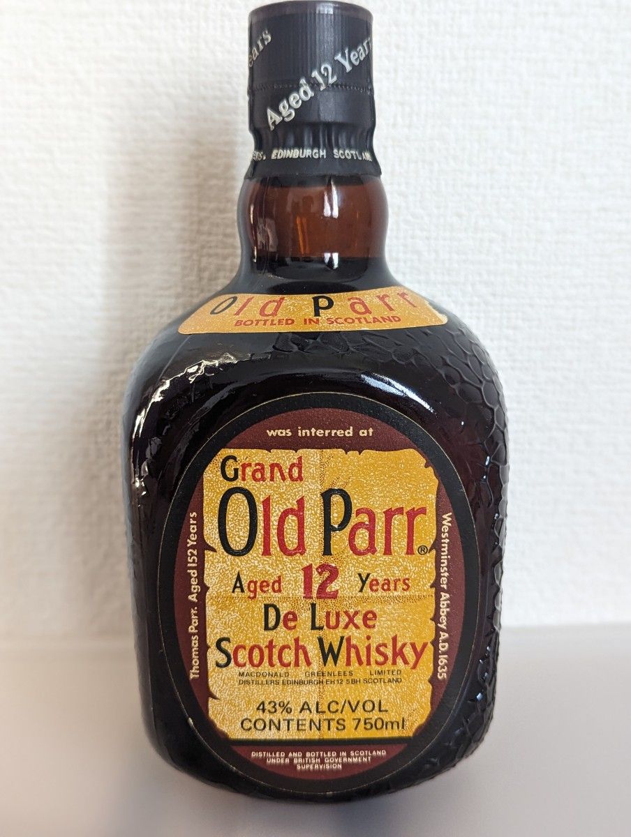 オールドパー 12年 Old Parr 古酒 スコッチ ウイスキー グランド オールドパー 12年 Old Parr 古酒 スコッチ ウイスキー グランド
