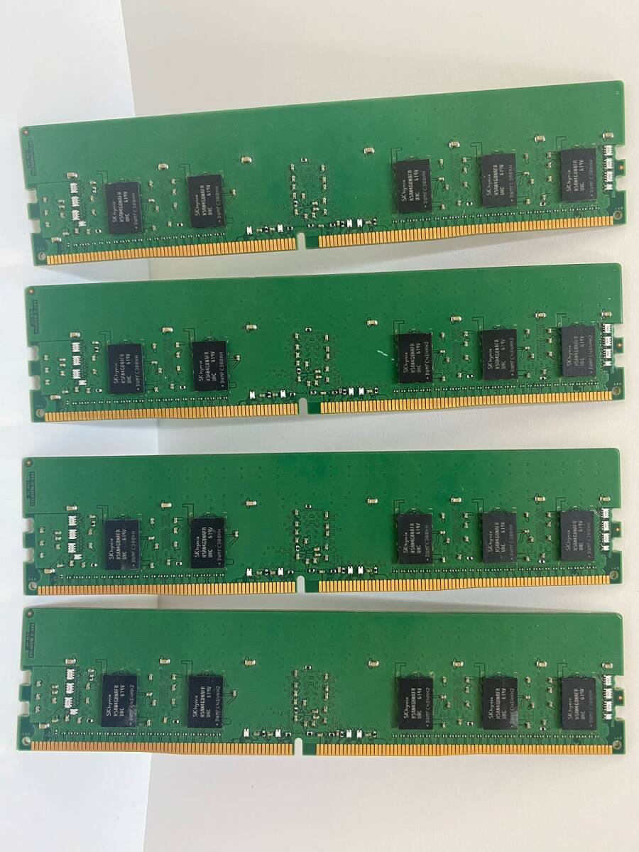 サーバ用メモリ SK Hynix DDR4-2400T 合計16GB (4GB×4枚セット) PC4-19200 ECC Registered_画像2