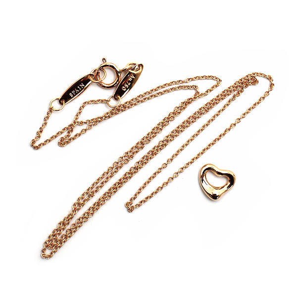 Tiffany&Co. ティファニー オープンハート ネックレス 約40cm Tiffany&Co. ティファニー オープンハート ネックレス 約40cm