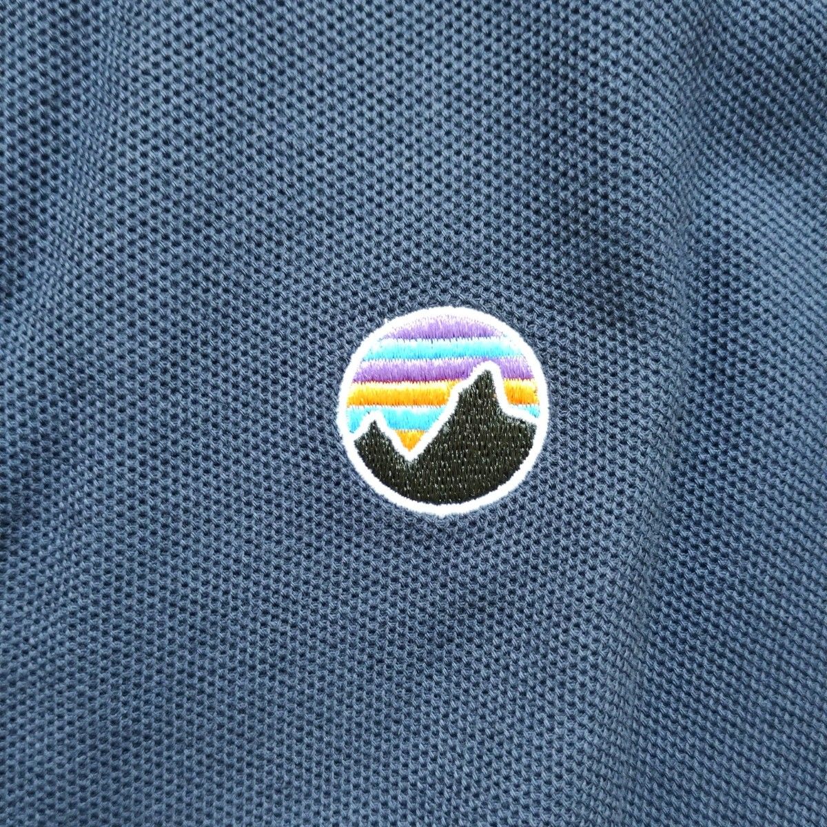 Patagonia パタゴニア 16年製 新品 未使用品 Fitz Roy Emblem Polo ポロシャツ 半袖 ネイビー 紺