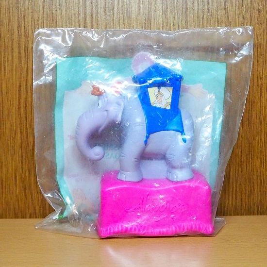 Disney Aladdin figure elephant .. is seen McDonald's unopened 1994mi-ru toy Ame toy happy mi-ru