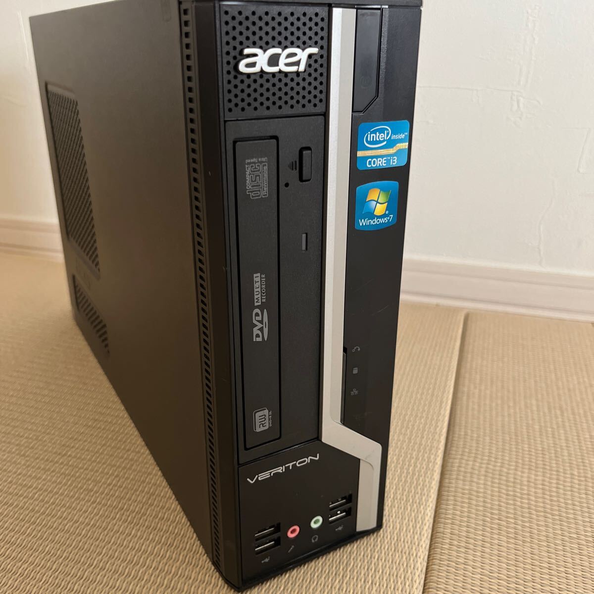 【acer】VERITON X4610 i3-2120 3.3GHz/4GB/500GB/Win7Pro/Office2010H&B/DVDマルチ動作良好_画像2