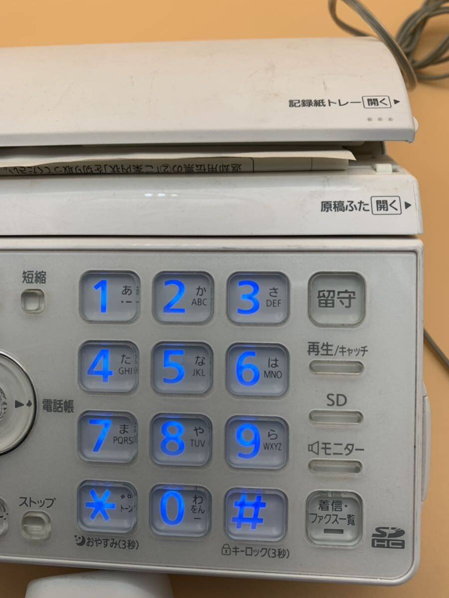 【中古品】Panasonic パナソニック 電話 FAX パーソナルファックス ファクシミリ 親機のみ KX-PW521XLの画像3