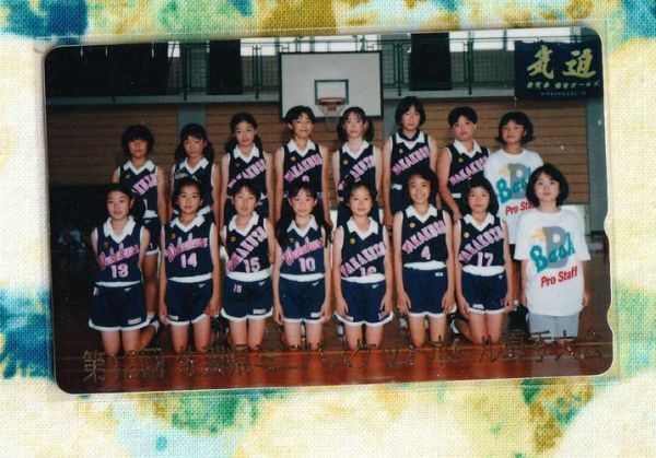 (Y55-3) 第32回佐賀県ミニバスケットボール夏季大会 女性アスリート テレカの画像1