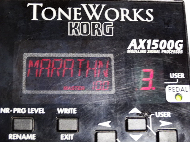 【ジャンク】KORG コルグ TONEWORKS AX1500G マルチエフェクターの画像7