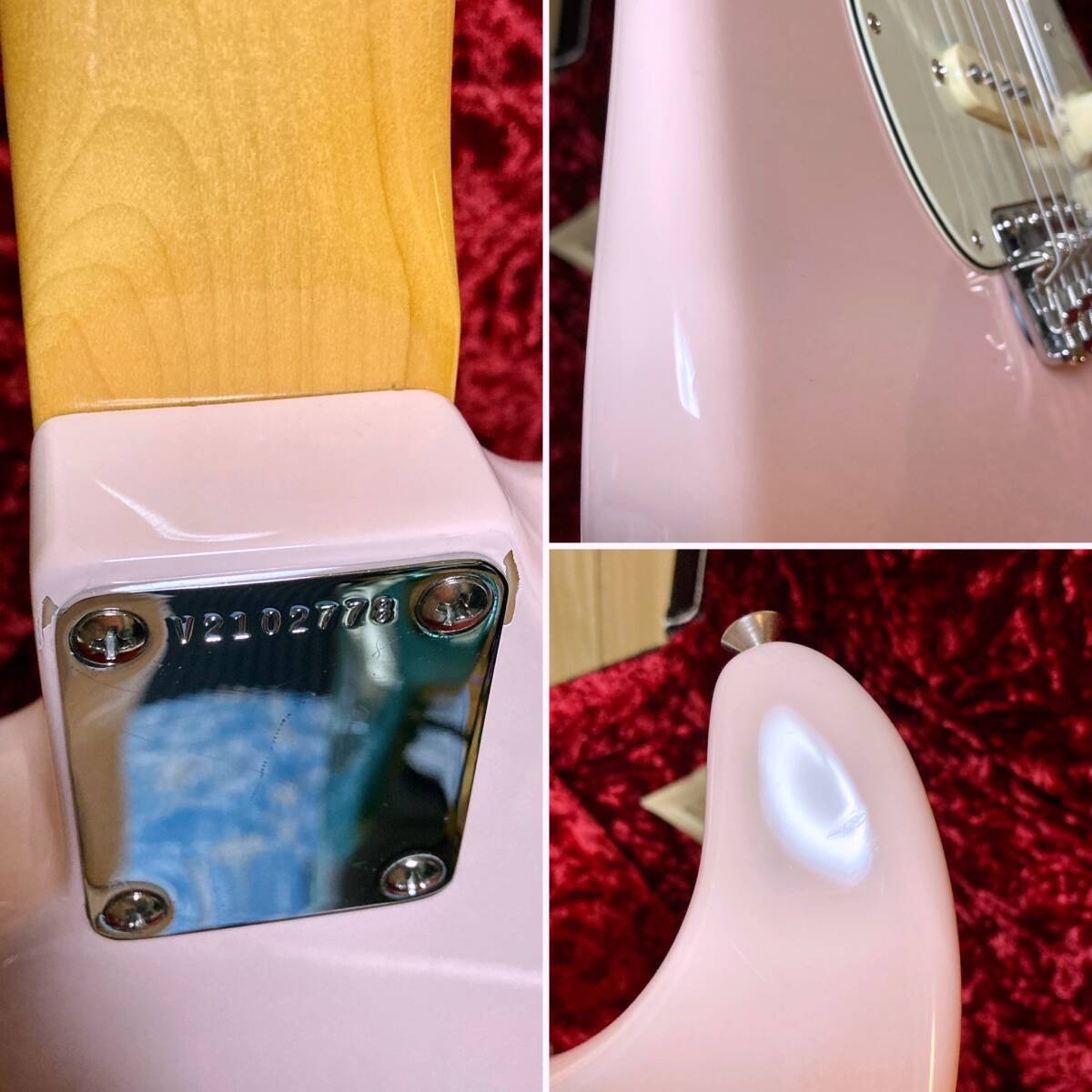 Fender American Original 60s Stratocaster Shell Pink フェンダーアメリカンオリジナル６０s ストラトキャスター_きず