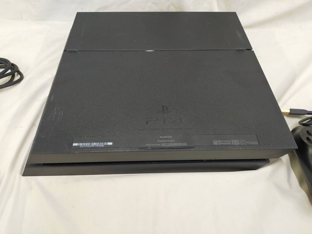 SET 【動作可能】PlayStation4 ジェット・ブラック 500GB CUH-1200A B01 PS4 プレイステーション4 CAMERA CUH-ZEY2 + コントローラ1個_画像8
