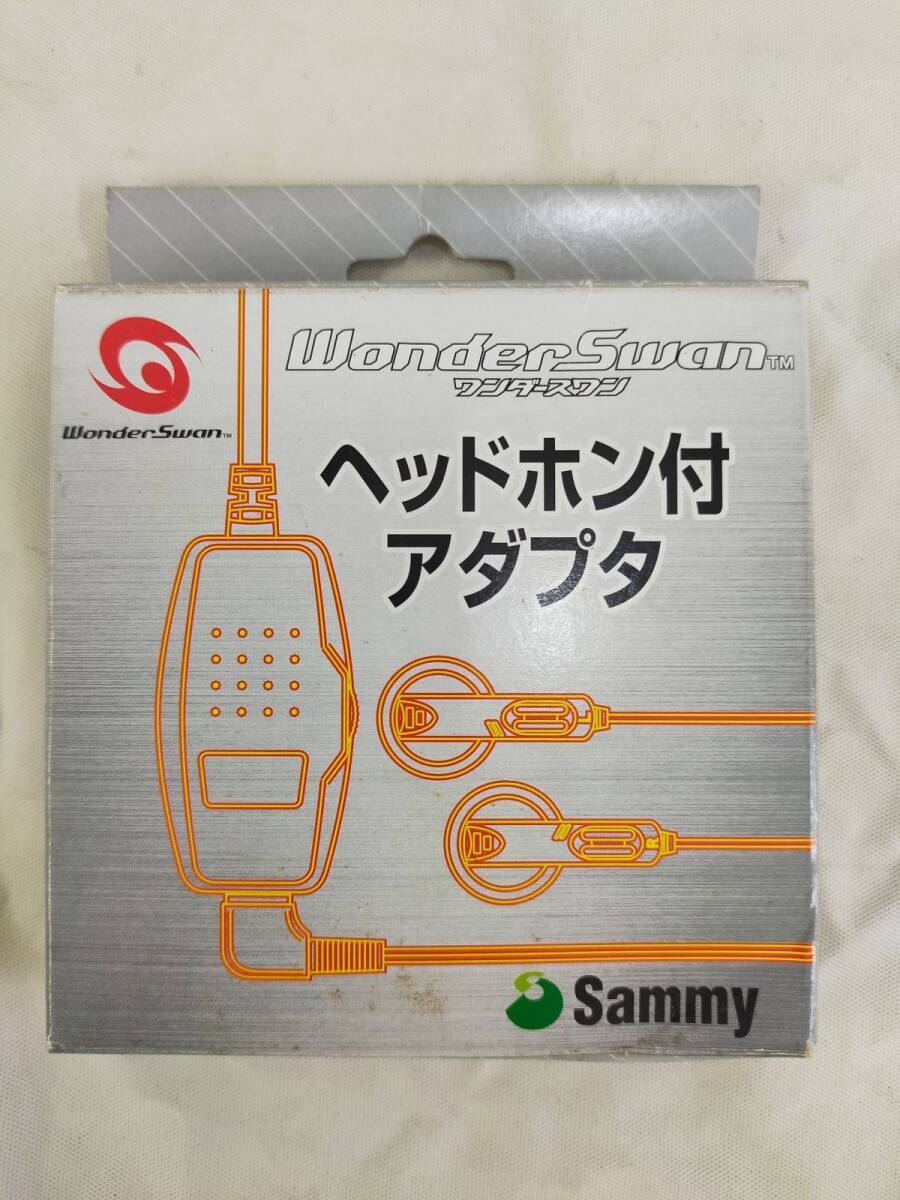 CD_32A_2297_4991694090056_ ワンダースワン専用ヘッドホン付アダプタ WS サミー Sammy ワンダースワン専用ヘッドホン付アダプタ_画像1