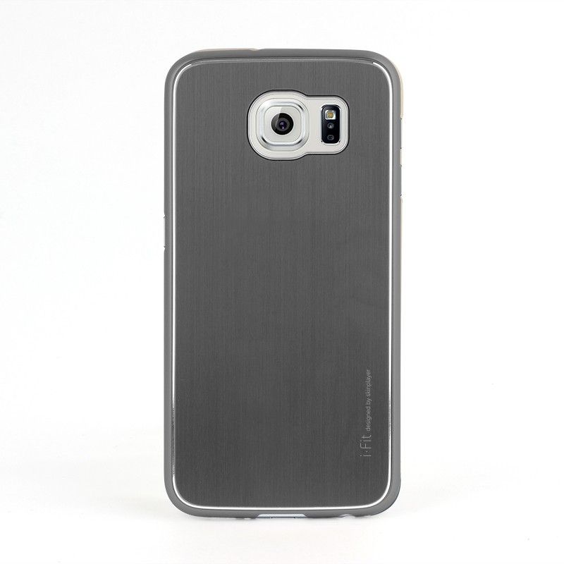 galaxy s6 edge 用 i-Fit PAC ハードケース チタン