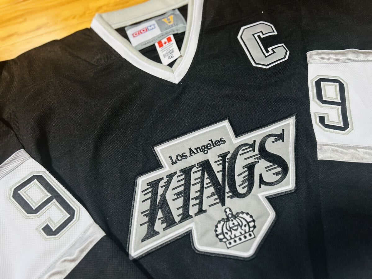 NHL キングス グレツキー ユニフォーム ホッケーシャツ Lサイズの画像3