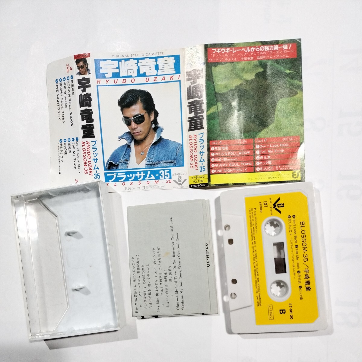 宇崎竜童　ブラッサム−35　カセットテープ_画像2
