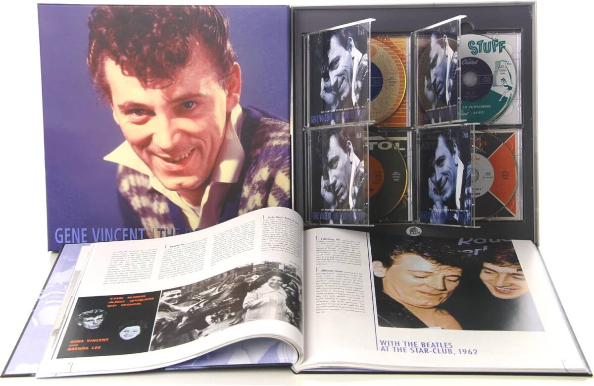 貴重盤・223曲 / GENE VINCENT - THE ROAD IS ROCKY - COMPLETE STUDIO MASTERS 1956-1971 (8CD Box) / ロカビリー / ジーン・ヴィンセント_画像7