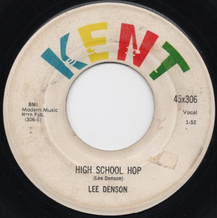 貴重盤 / EDDIE COCHRAN on GUITAR / LEE DENSON - HIGH SCHOOL HOP (US オリジナル) 45' / ロカビリー / レコードホップ_画像1