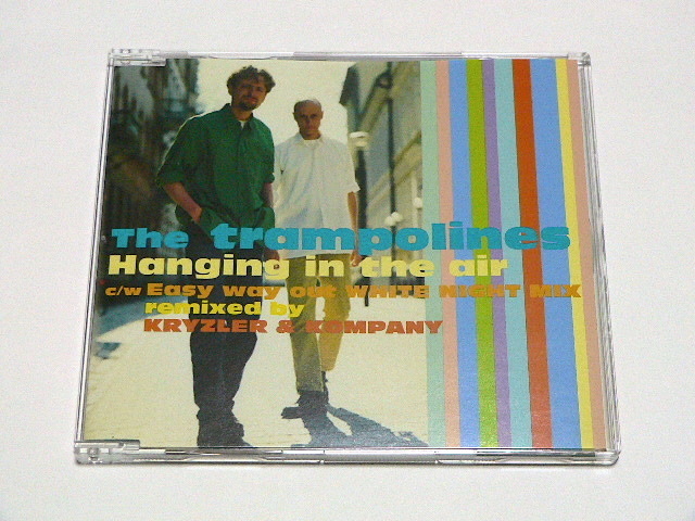 THE TRAMPOLINES / HANGING IN THE AIR // CDS Easy Way Out remix ギターポップ トランポリンズ_画像1