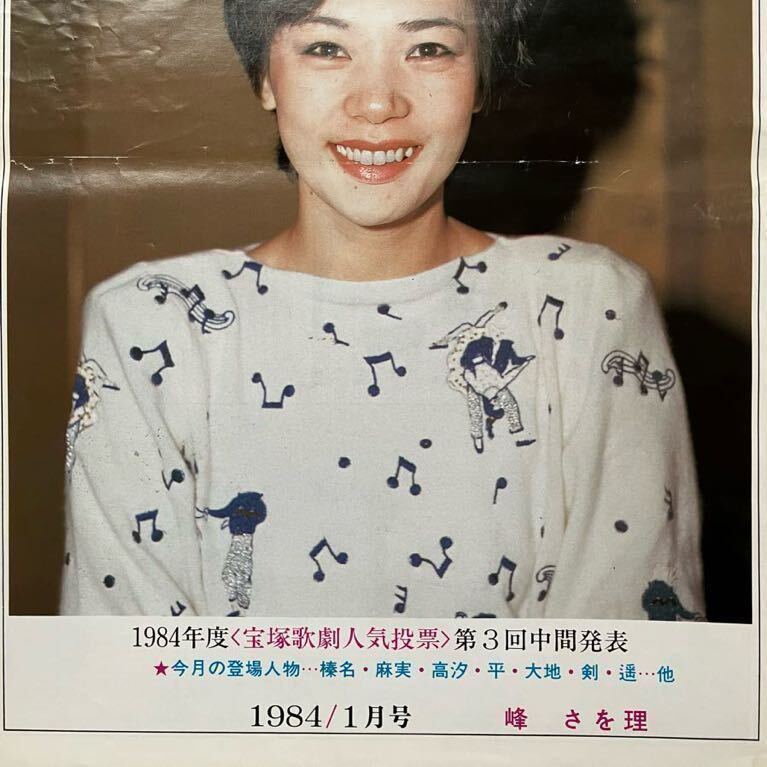 80年代宝塚③ 写真記事 レア会報 涼風真世 新聞 雑誌 宝塚ふあん