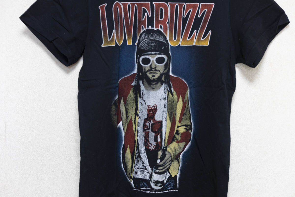 ☆HYSTERIC GLAMOUR(HG)×Kurt Cobain(NIRVANA)/フォトプリントTシャツ/ブラック/サイズ:フリーサイズ/正規品☆_画像1