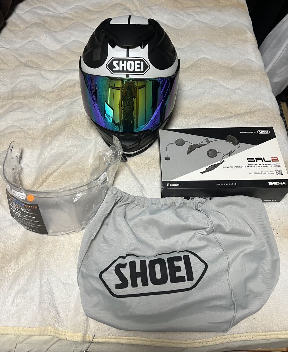 SHOEI ショウエイ GT AIR2 レミニス Mサイズ フルフェイスヘルメット SENA SRL2 付属の画像1