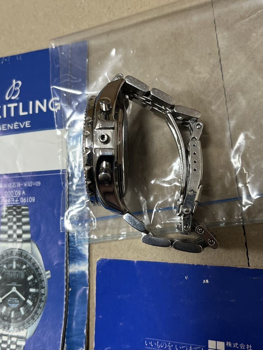 BREITLING ブライトリング BENTLEY ベントレー MOTORS SPECIAL EDITION MODELE DEROSE 白文字盤 腕時計の画像4