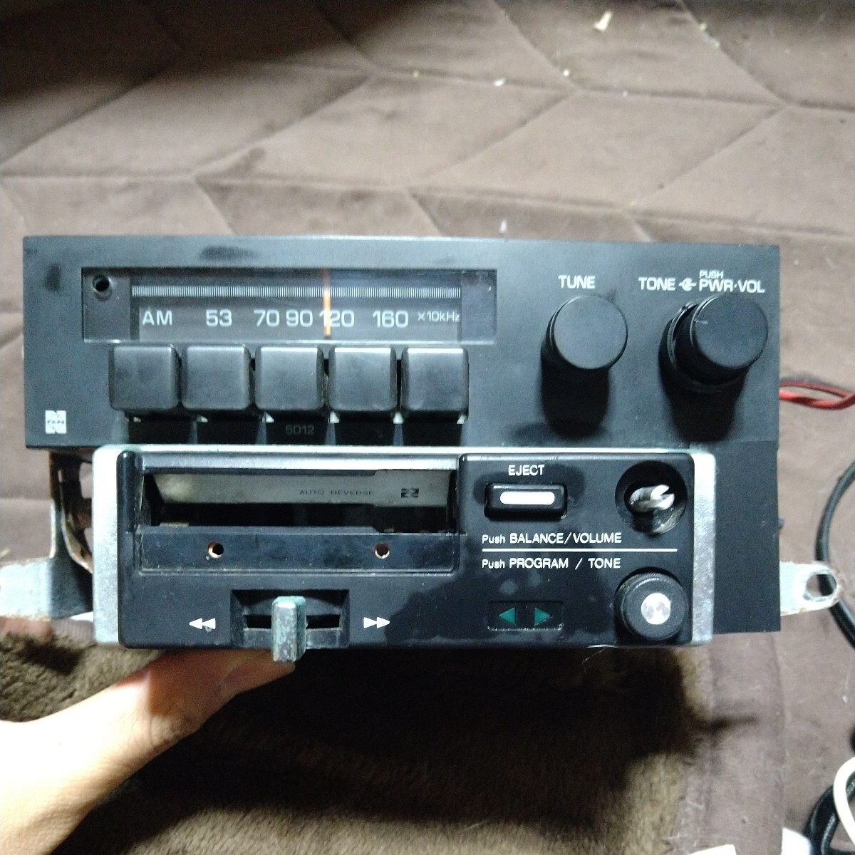  Land Cruiser 70 bj74v старый машина кассета машина радио подлинная вещь 