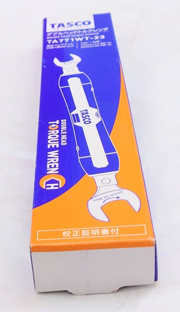 イチネン TASCO　新旧冷媒兼用　ダブルヘッドトルクレンチ　TA771WT-23　Double head torque wrench　新品未使用品_画像7