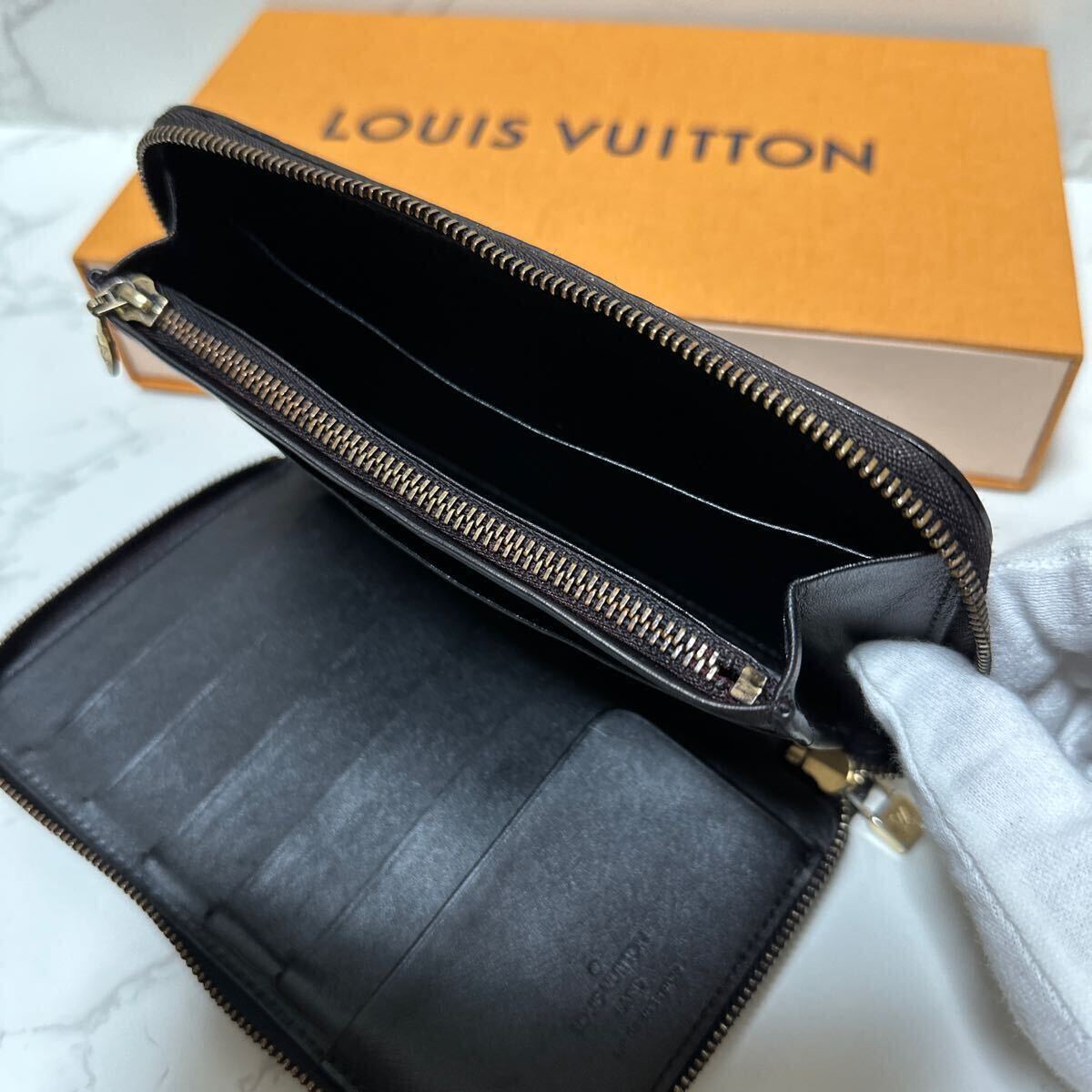 ◯商品紹介 ・ブランド名 ：LOUIS VUITTON ・商品名 ：ヴェルニ ジッピーウォレット . サイズ　: 縦18cm 横11cm ・カラー：ブラック _画像5