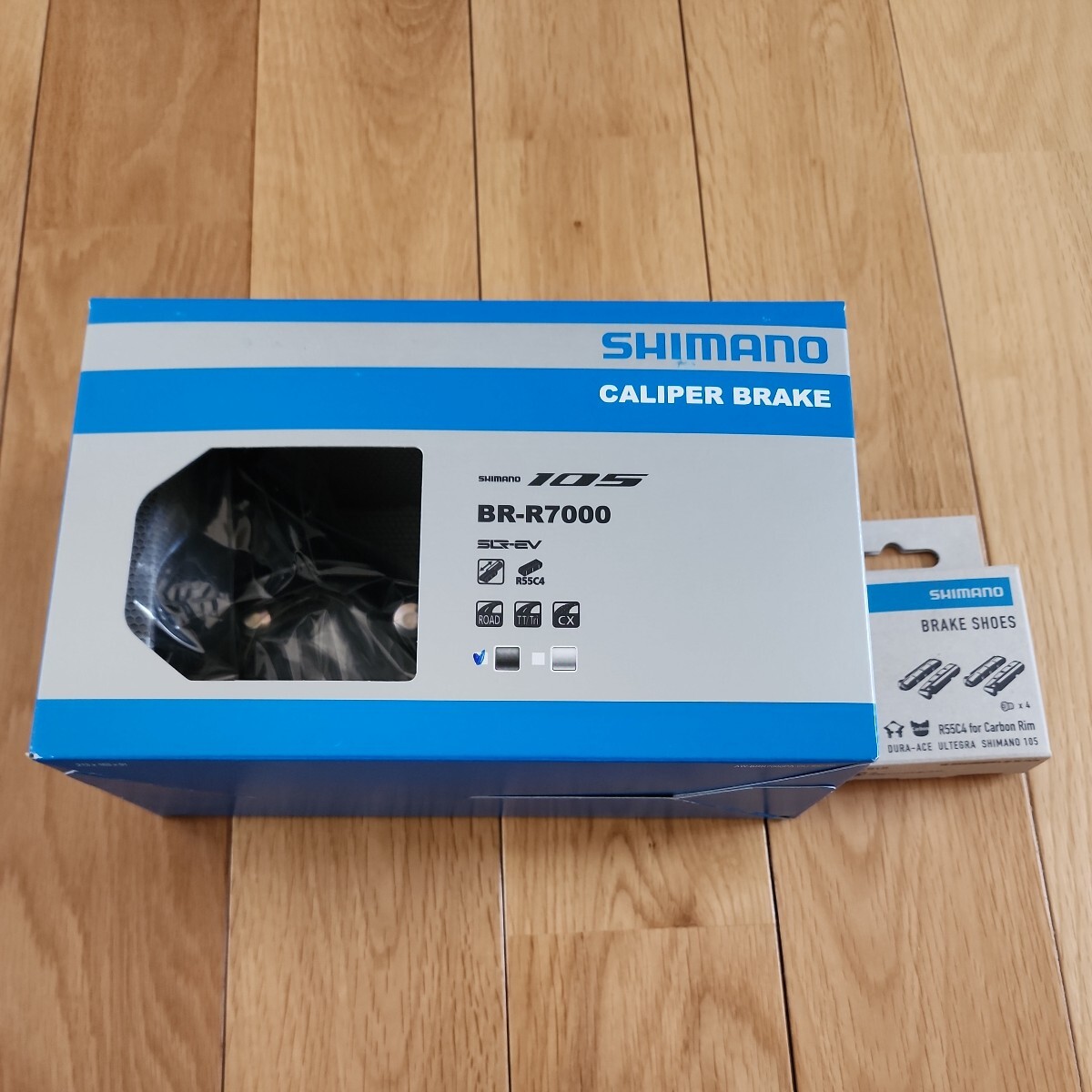 SHIMANO シマノ 前後セット BR-R7000キャリパーブレーキ アルミリム用シュー& カーボンリム用シューセット