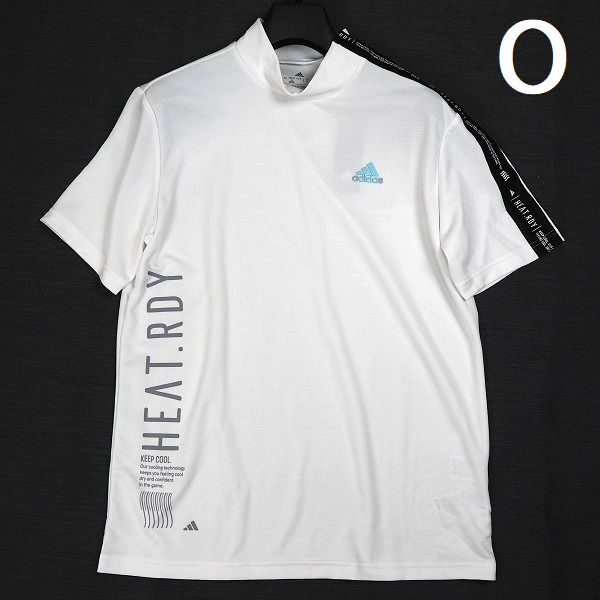 R384 новый товар adidas GOLF Adidas Golf большой Logo короткий рукав mok шея рубашка одежда для гольфа O белый 