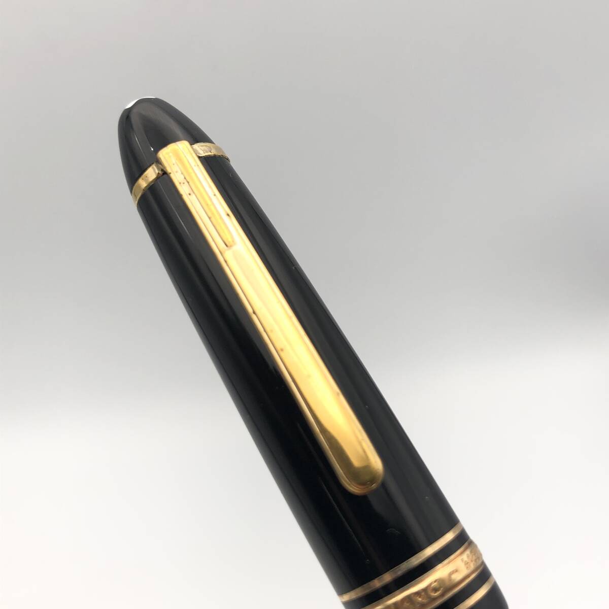 *E04329/MONTBLANC Montblanc / fountain pen /MEISTERSTUCK Meister shute.kNo.146/ pen .4810 14K 585/ black × Gold 