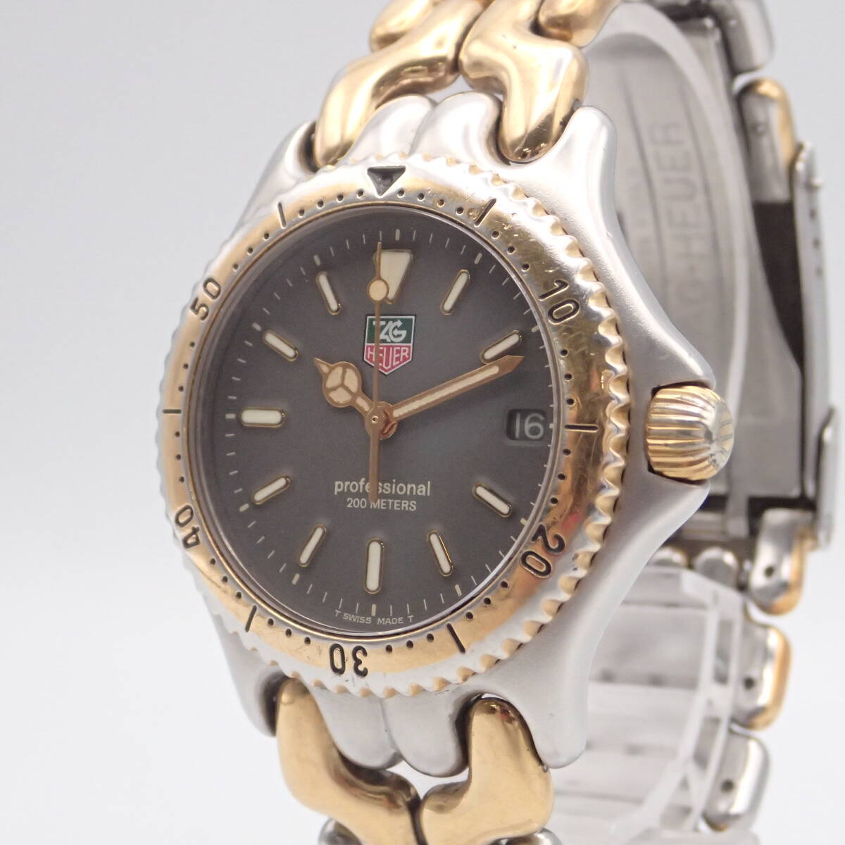 e04238/TAG HEUER TAG Heuer / Pro feshonaru/ quarts / men's wristwatch /200M/ combination / face gray /WG1220-KO