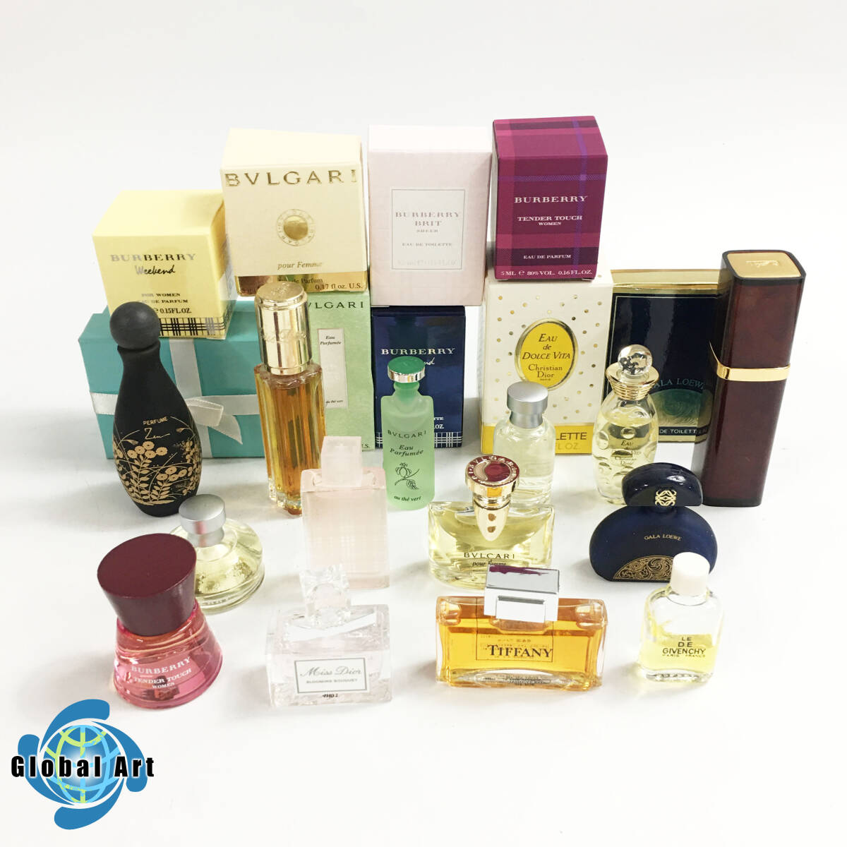 *E04896/BURBERRY Burberry /BVLGARI BVLGARY /GIVENCHYji van si. etc. / perfume / Dolce Vita / pool fam etc. /5ml etc. / total 14 point set 