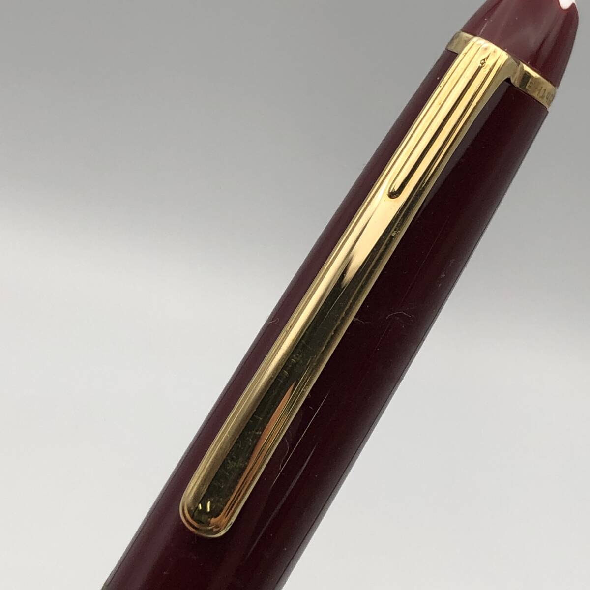 ★E05256/MONTBLANC モンブラン/万年筆/マイスターシュテュック/ペン先 4810 14K 585/ゴールド×ボルドー_画像4