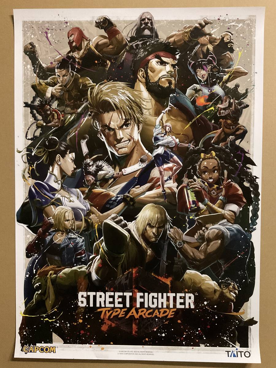 ストリートファイター6 タイプ アーケード◇STREET FIGHTER Ⅵ TYPE ARCADE◇A1ポスター_画像1