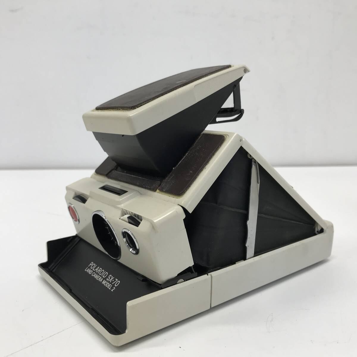 POLAROID SX-70 LAND CAMERA MODEL 2 ポラロイドカメラ インスタント フィルム made in U.S.A. 箱付き 説明書付き 動作未確認 現状品_画像5