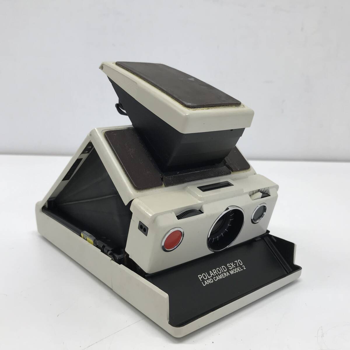 POLAROID SX-70 LAND CAMERA MODEL 2 ポラロイドカメラ インスタント フィルム made in U.S.A. 箱付き 説明書付き 動作未確認 現状品_画像3