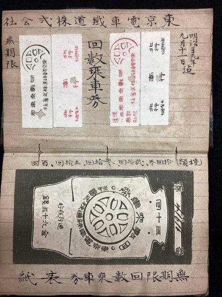  war front ticket * Tokyo train railroad * Tokyo city street railroad * Tokyo electric railroad *.. ticket less time limit number of times passenger ticket both ways passenger ticket other * approximately 40 sheets * higashi electro- . lesson member ownership 