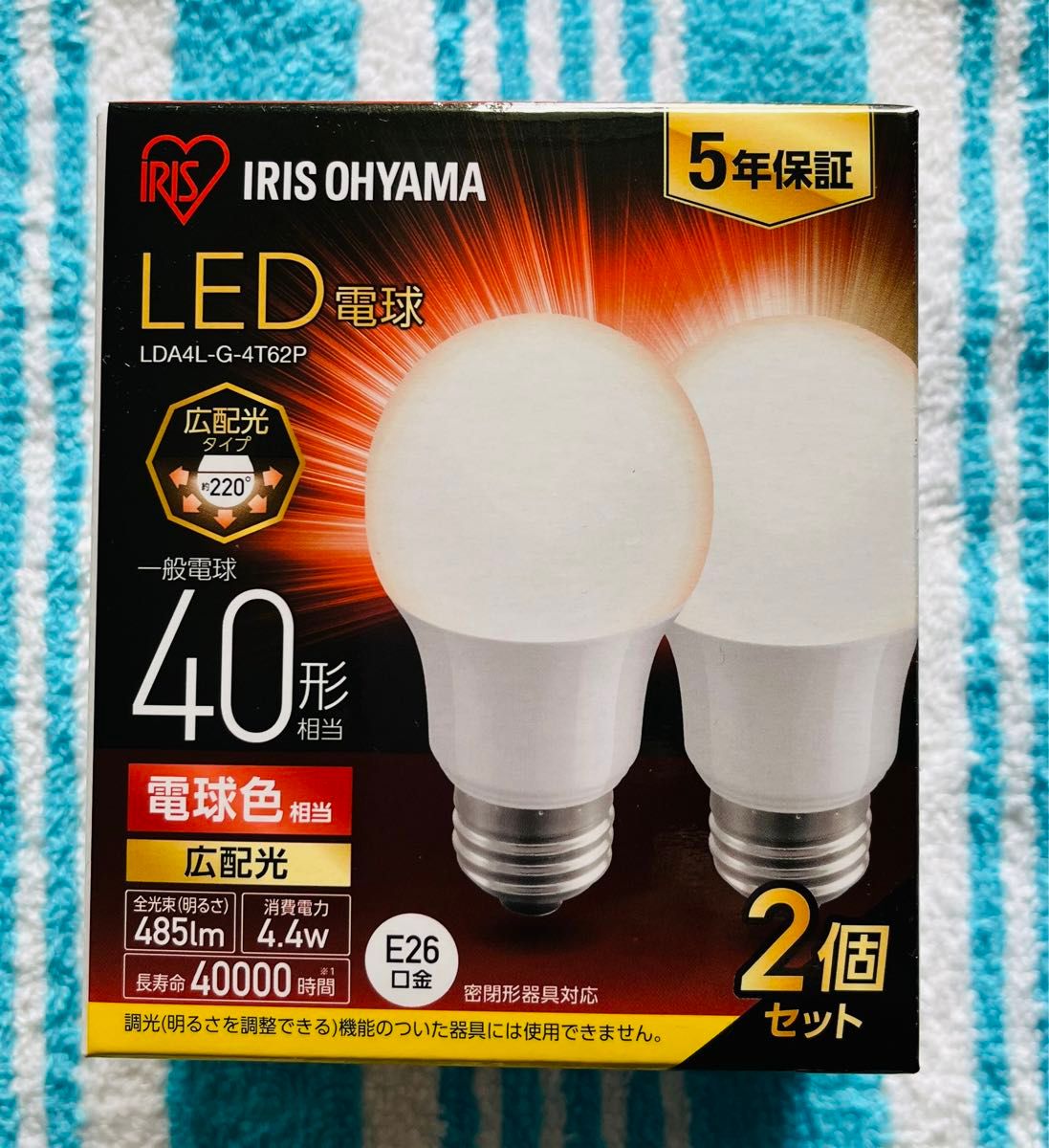 IRIS  LED電球　LDA4L-G-4T62P
