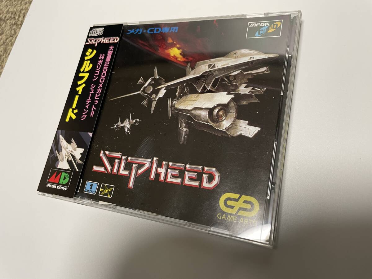 【開封済み美品】MCD『シルフィード SILPHEED』《コレクション大放出：管理番号17》SEGA MEGACD メガドライブ GAME ARTS　ゲームアーツ_画像3