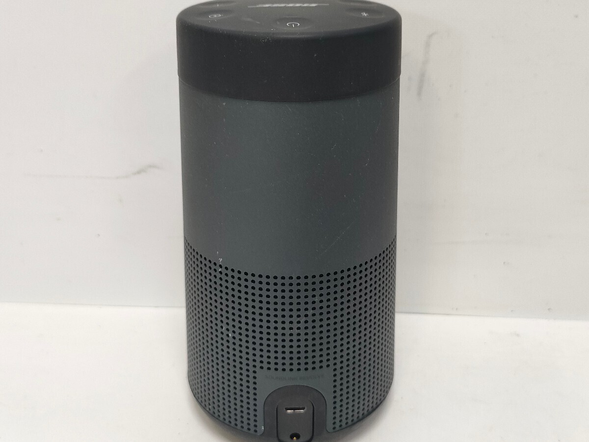 管理1055 BOSE ボーズ Bluetooth スピーカー SoundLink Revolve Speaker ブラック 本体のみ 419357 未チェック ケーブル欠品 ジャンク の画像3
