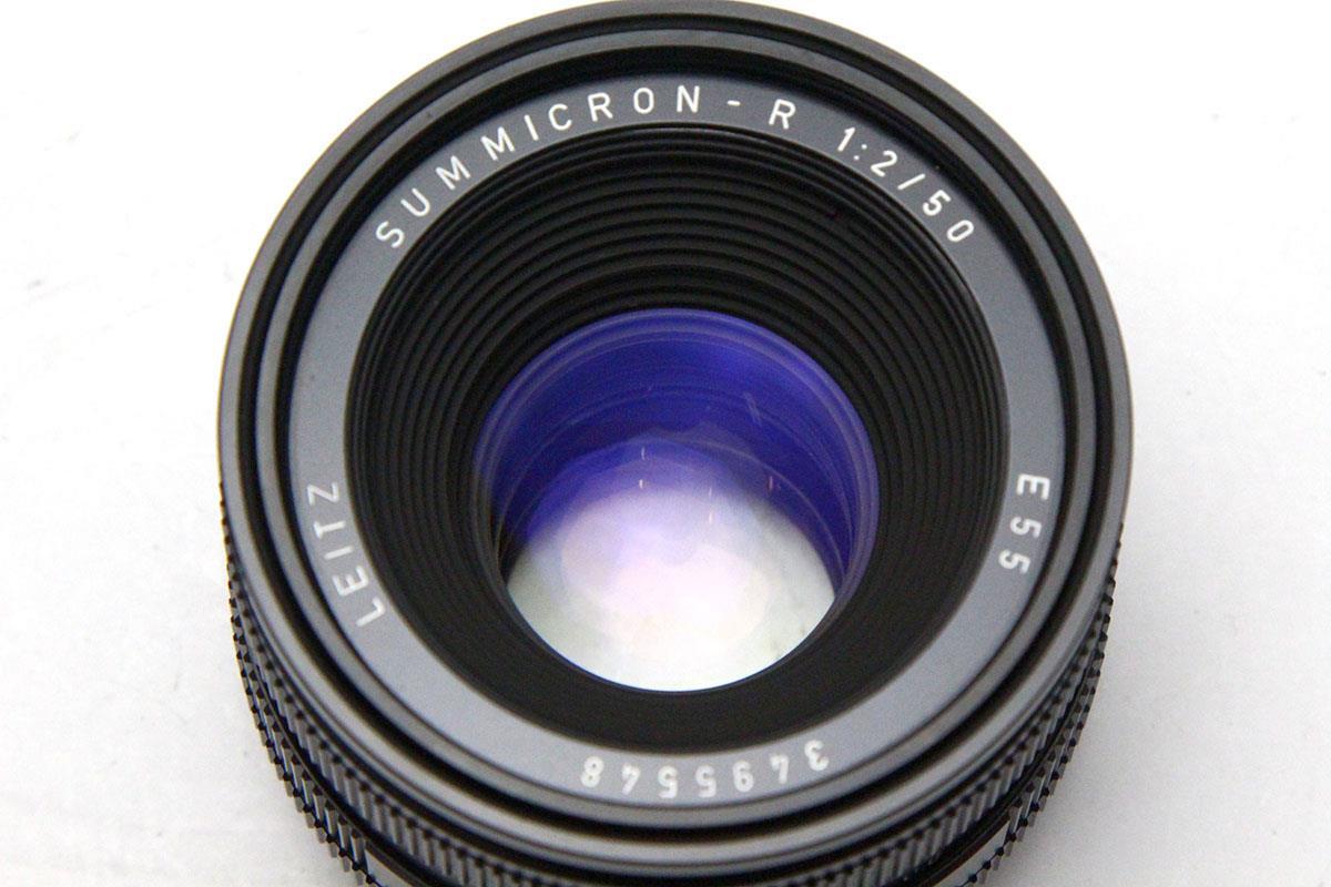 並品｜ライカ ズミクロン SUMMICRON-R 50mm F2 3CAM フード組み込み CA01-A7818-2M1A ズミクロン 標準レンズ ライカ R用 変形ガウスタイプ_画像5