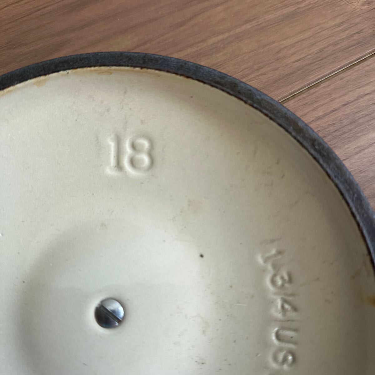 クルーゼ 片手鍋 LE CREUSET ル・クルーゼ 片手鍋 18cm　_画像8