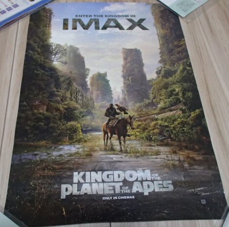 即決！猿の惑星 キングダム/Kingdom of the Planet of the Apes◇IMAX入場者特典A3ミニポスター/非売品_画像2