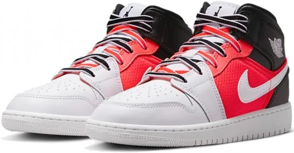 NIKE J AIR JORDAN 1 MID SE ナイキ エアジョーダン1 ミッド レディース ジュニア シューズ FB4417-016 箱有り 24.0_画像7