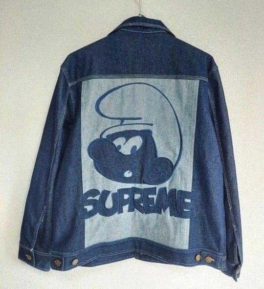 Supreme~ Smurfs Denim Trucker Jacket L デニムジャケット Supreme~ Smurfs Denim Trucker Jacket L デニムジャケット