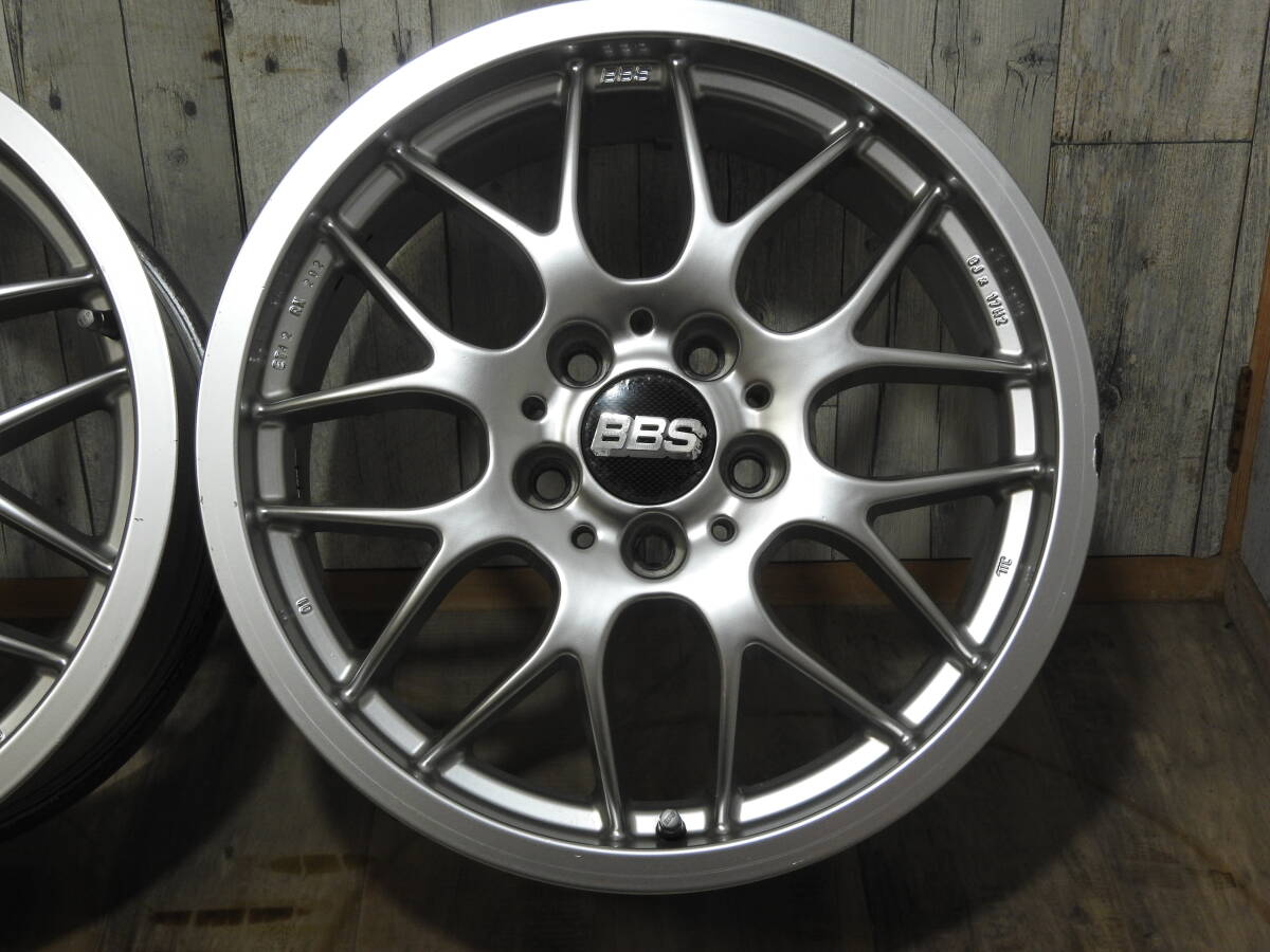 BBS 17×8J 5穴114.3 +42 アルミホイール 送料無料 4本セット_画像9