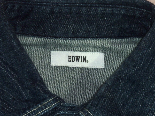 エドウィン/EDWIN デニム・ワークシャツ XL_画像3