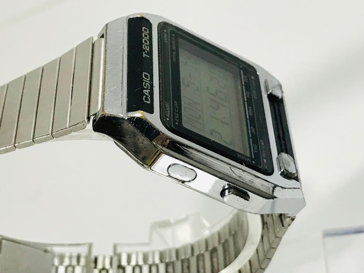 希少品 CASIO T-2000 カシオ デジタルウォッチ 腕時計 稼働品