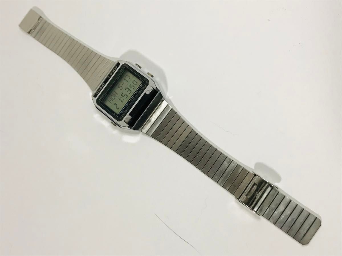 希少品 CASIO T-2000 カシオ デジタルウォッチ 腕時計 稼働品 希少品 CASIO T-2000 カシオ デジタルウォッチ 腕時計 稼働品