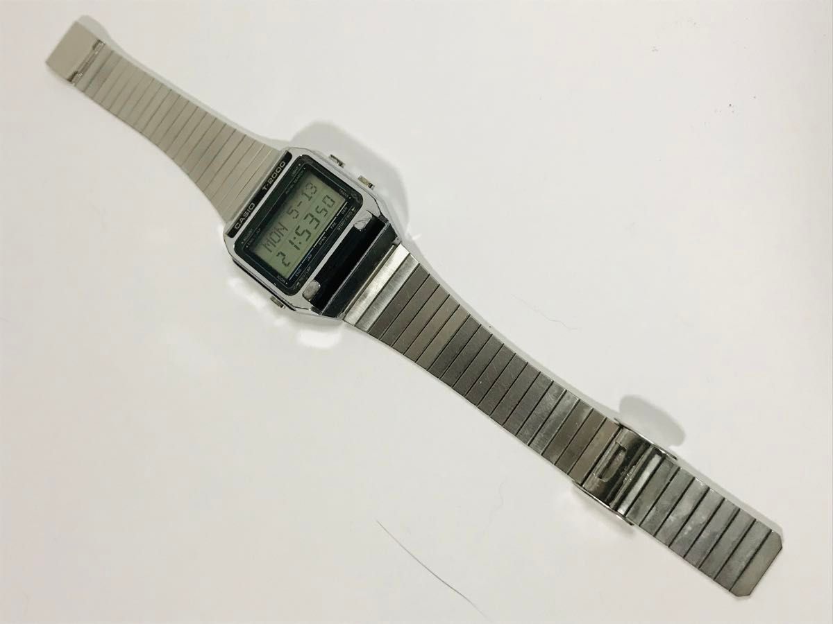 希少品 CASIO T-2000 カシオ デジタルウォッチ 腕時計 稼働品